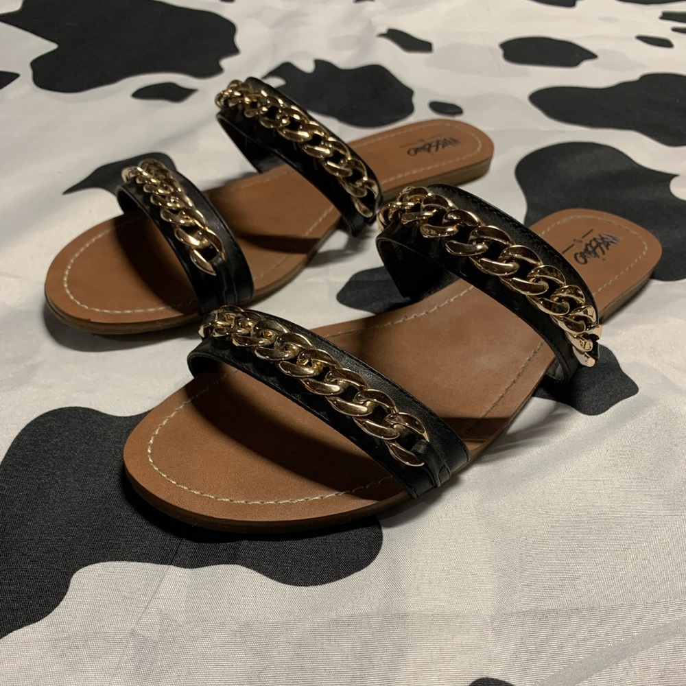 Mossimo Gold Chain Sandals